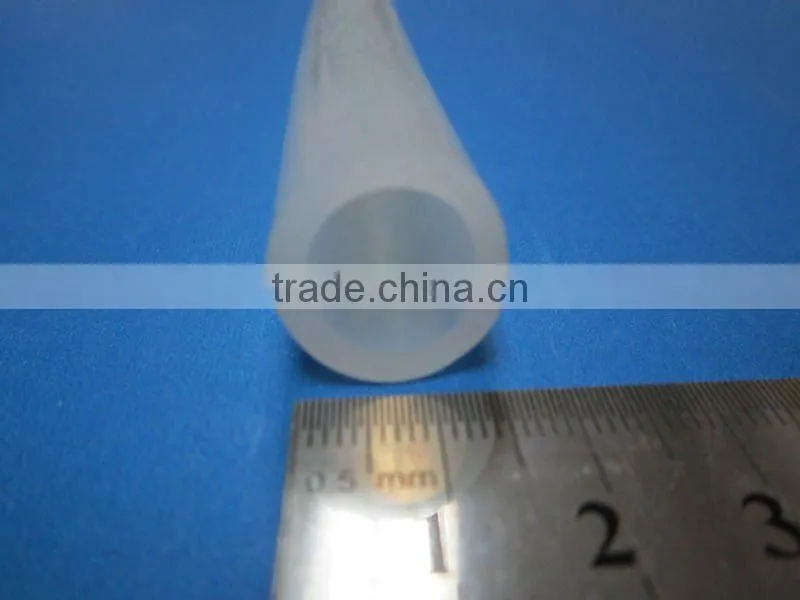 Flexible Soft Hollow Silicone Rubber Tubing, Food Grade, ROHS, Eco-friendly ASR1002