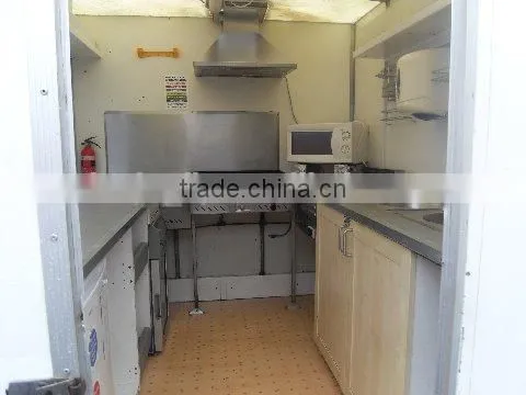 panel solar trailer lectrical operated delicious fast food vanfor sale