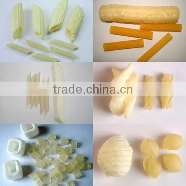 Single Screw Extruder 3D 2D Fry Snack Pellets Extruding Machine