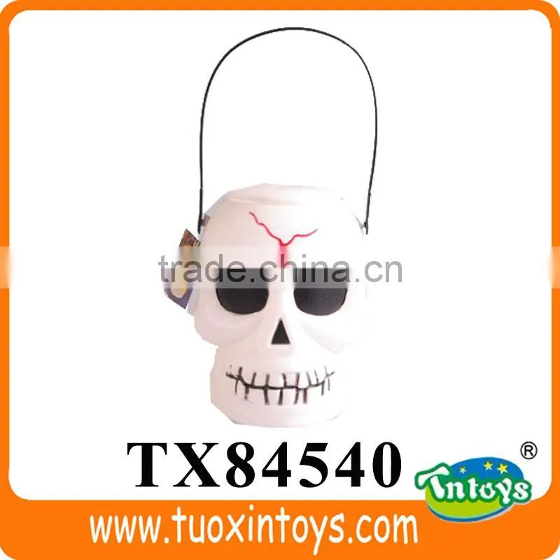 plastic Halloween pumpkin candy buckets