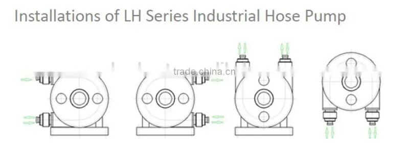 Professional manufacturer multifunctional industrial hose pump in stock