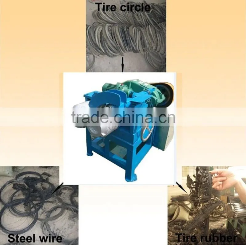 tire steel cutting machine / tire steel wire cutting machine / tire steel wire recycling machine