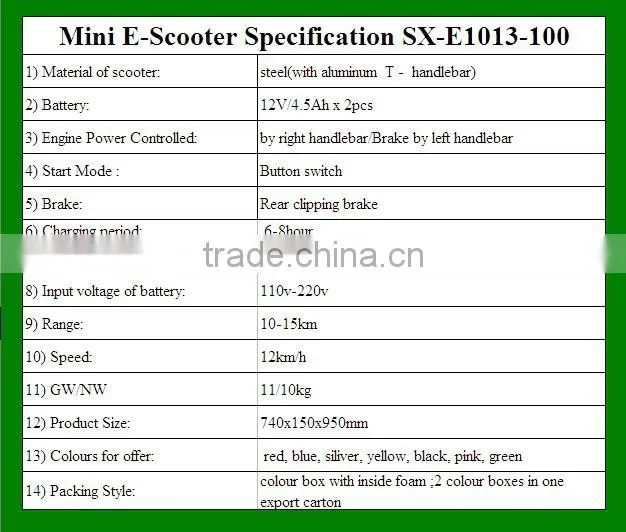 Kids outdoor sport pink electric scooter,with seat&without seat