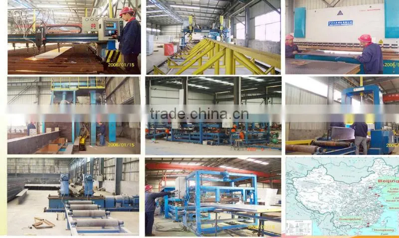 prefabricated light steel space frame for construction building farm chicken feed pellet production line