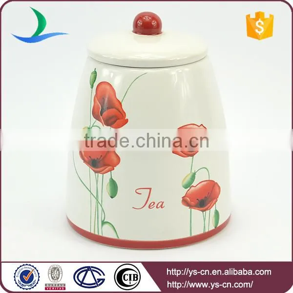 Wholesale Ceramic Tea Sugar And Coffee Canister food jar