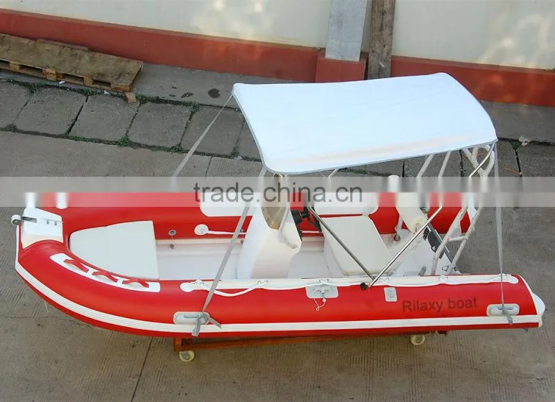 Rilaxy Recreational Boat 230cm - 400cm Small rigid Fiberglass hull inflatable Boat