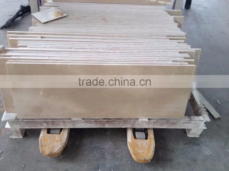concise polished beige marble tile for floor and wall