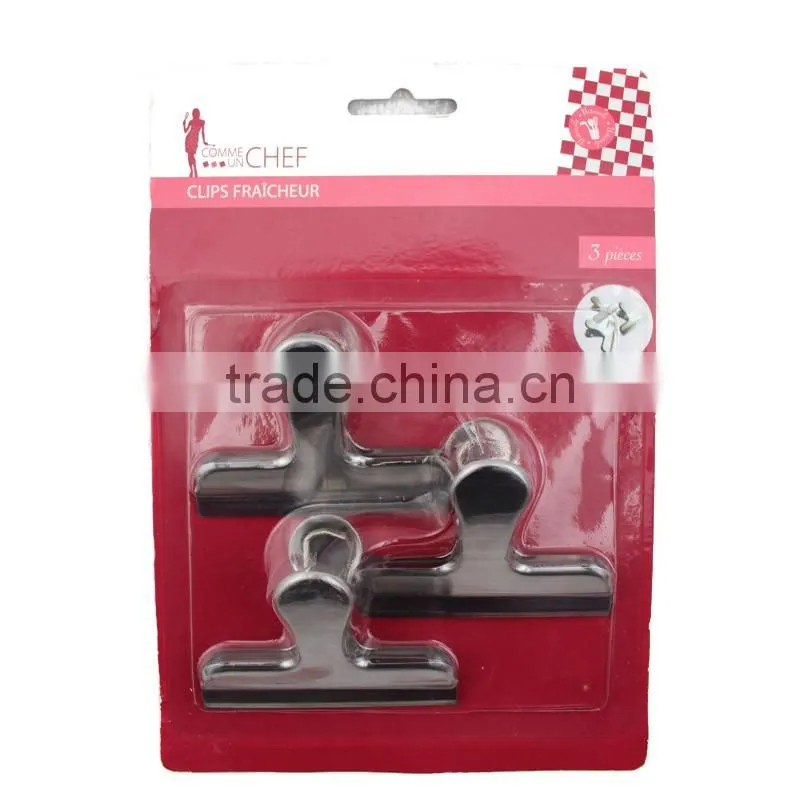 Hot Sale Silver Stainless Steel food bag sealing clips