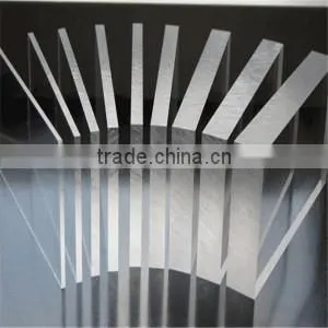 high quality clear/transparent cast acrylic