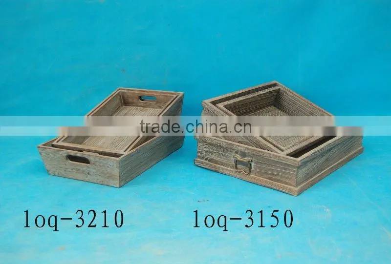 High quality carbonization wooden serving tray