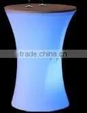 outdoor pub table with light/patio bar furniture/ led table light