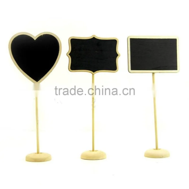 custom all kinds shape MDF blackboard for kids