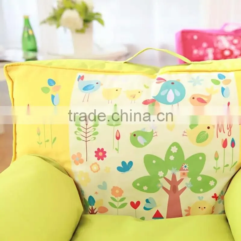 Lovely Colorful Printed Forest Party Kids Upholstery Sofa - New Arrival Cute Designed Children Room Pouf BF11-02284b