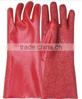 Sunnyhope two color PVC glove sandy finish on palm