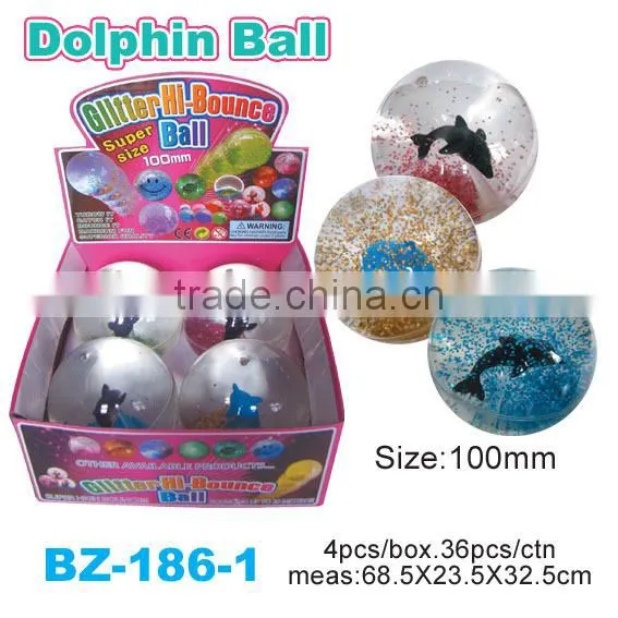 TPU Glitter Bouncy Ball
