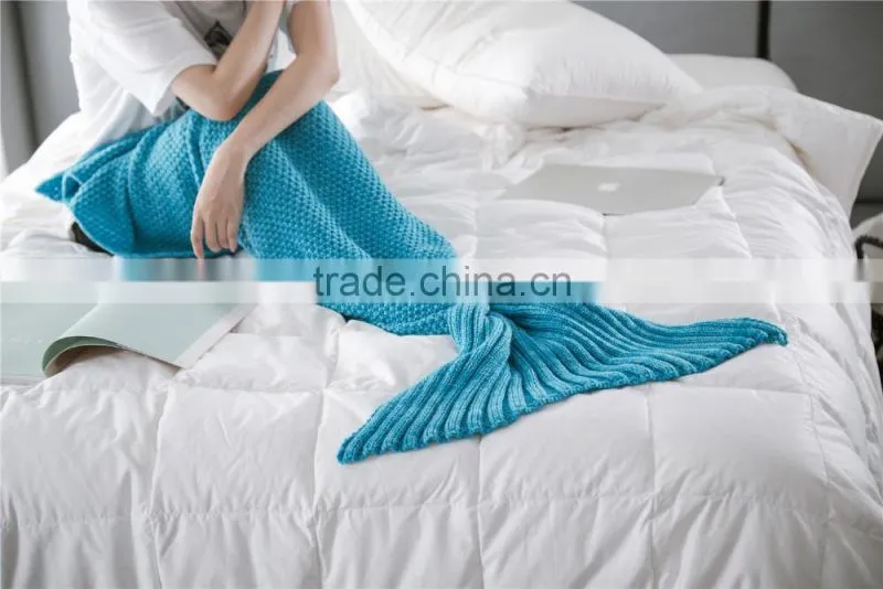 Hot sale Fashion Mermaid Tail Blanket for Girls for Adult for Kids
