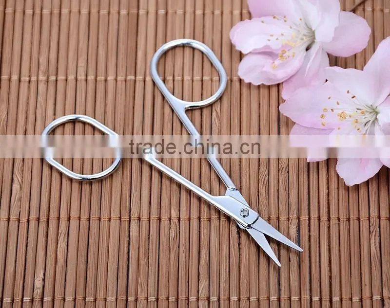 BYU07 Multi-use eyebrow shaping stainless steel women makeup scissor beauty tool