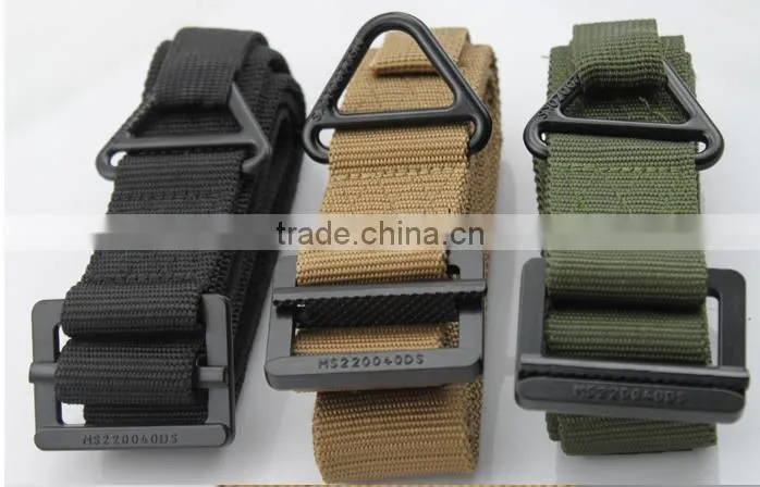 Tactical belt military Nylon webbing belt