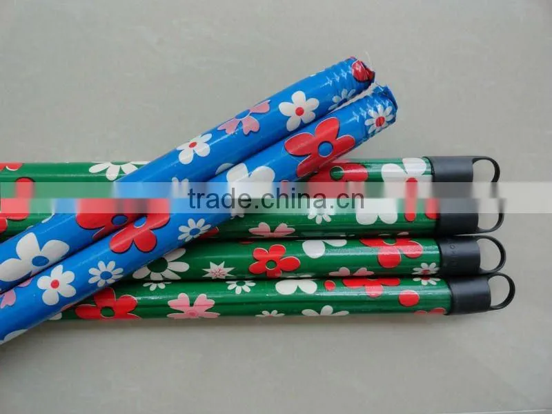 PVC coated natural wooden mop holder