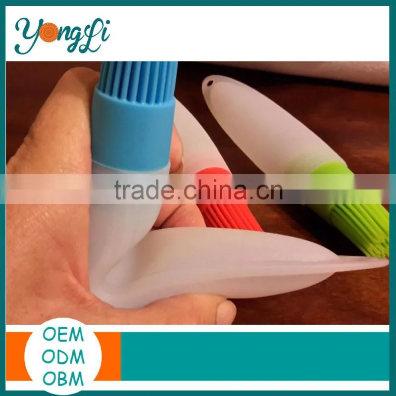 2015 HOT SALES Food Grade Silicone Pastry Tools Type bbq grill brush
