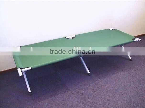 Aluminium Material FOLDING TRAVEL BED for emergency use