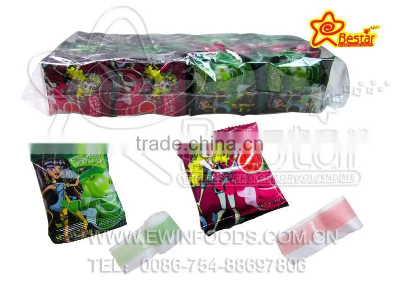 Vitamin C Fruity Flavor Gummy Roll Candy