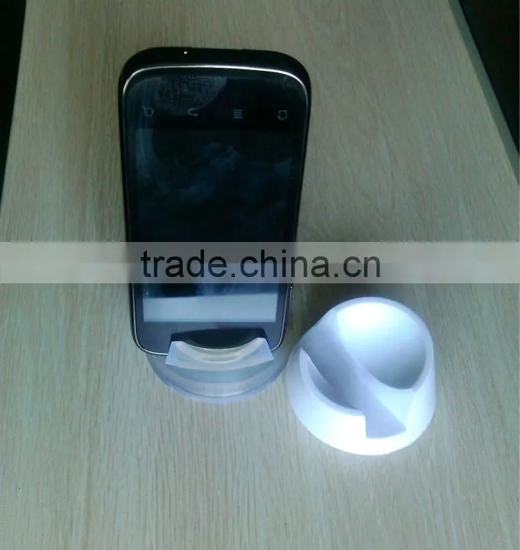 clear plastic phone holder