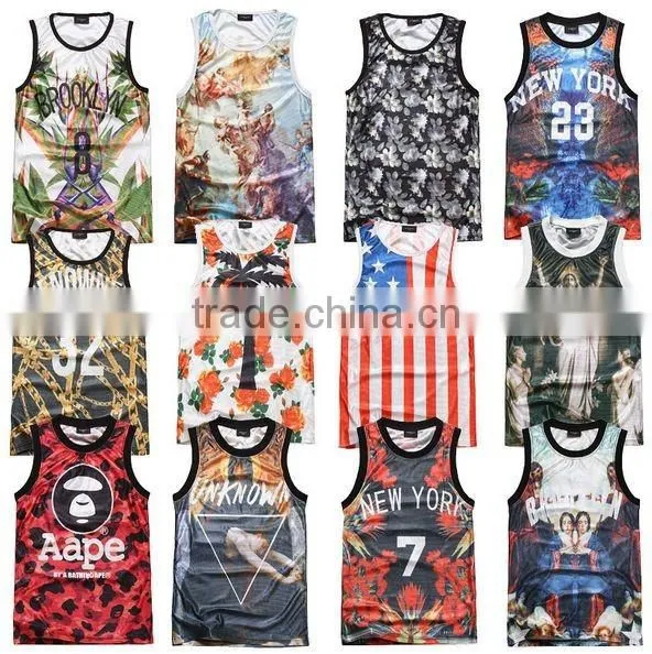 Cheap Wholesale 100% Cotton Causal Men Running Vest