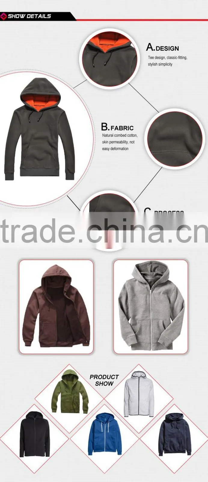 ladies fashion high collar blank hoodie sweatshirts unique collar design hoodies