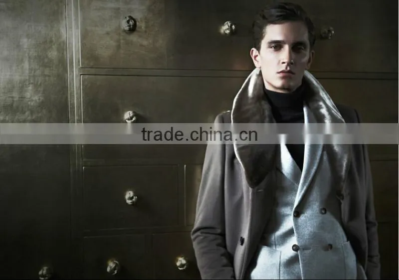 2014 fashionable good selling modern design coat men