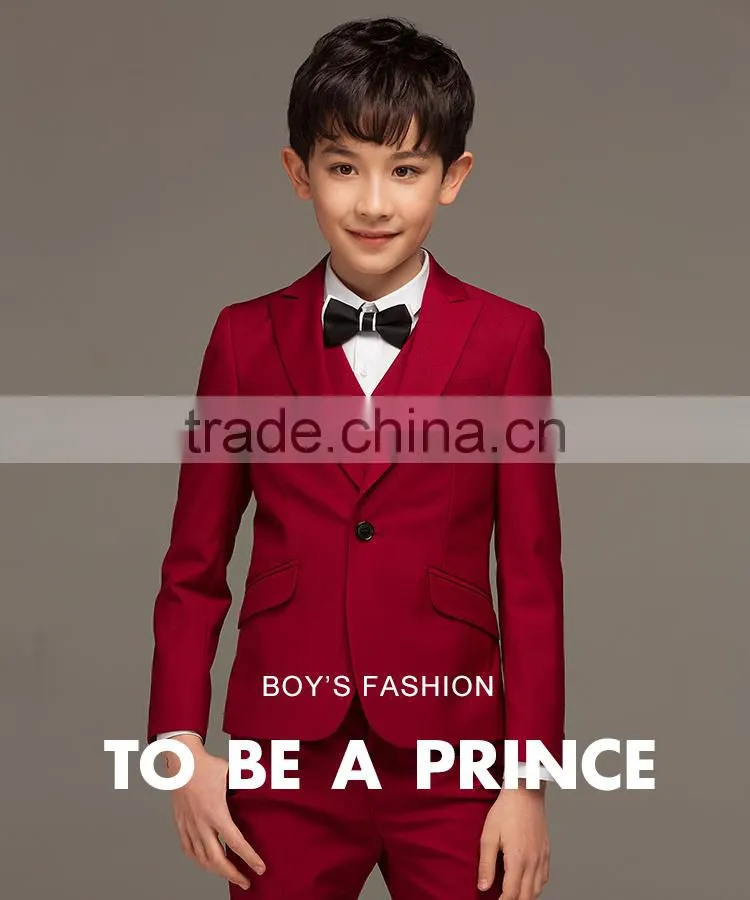 ELPA Wholesale High Quality Handsome Designer 3 Piece Suits for boys