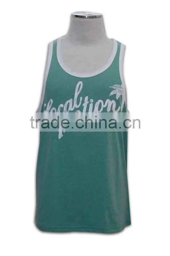 Chinese manufatory high quality new design unisex tank tops