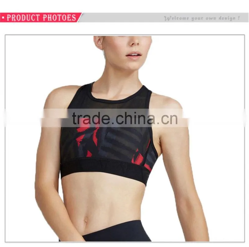 Custom Wholesale Woman's Gym Vests Sport Crop Tops Women Tank Top Yoga