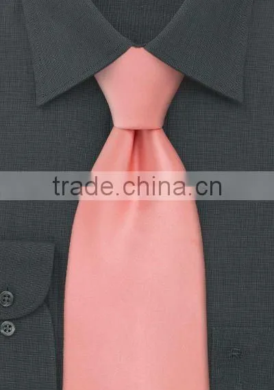 solid poly ties in pink