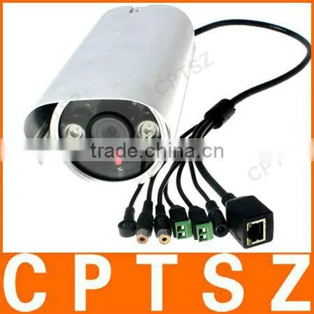 Waterproof Wired H.264 HD 1.0 Megapixel CMOS Outdoor Bullet 60m Infrared Night Vision