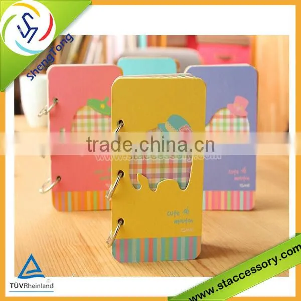 Korean style cute mini notebook wholesale /schoool notebook customization