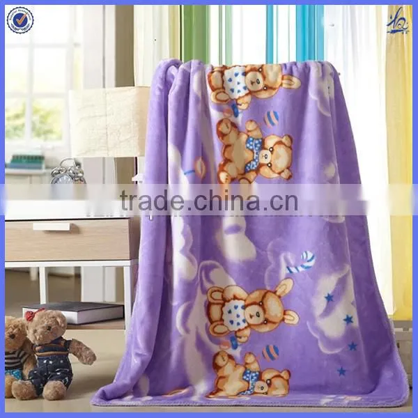 fleece baby blanket/horse print fleece bed blanket