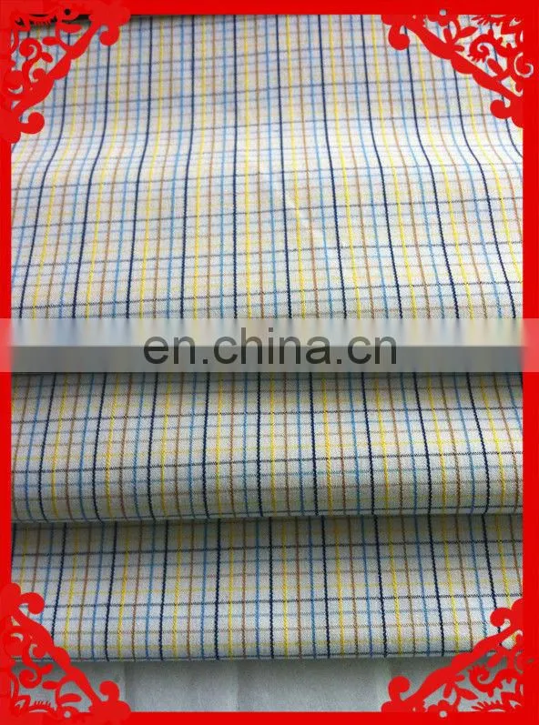 2014 fashion latest new Italy design pattern BAMBOO check fabrics for shirt