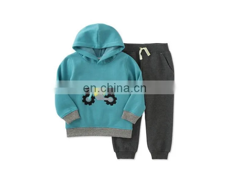 Little Boys' Graphic-Print Hoodie & Pants Set,Boy Pant Coat Set