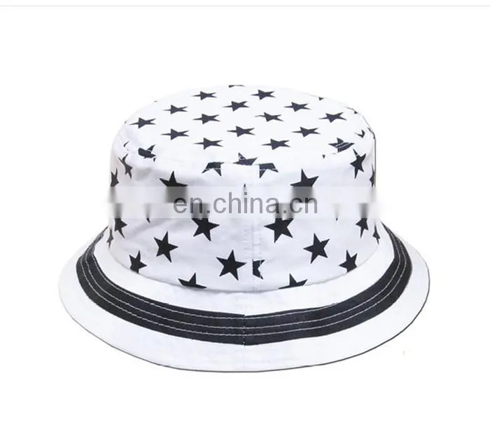 Custom cotton bucket hat printed plain bucket hat