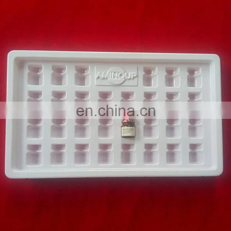 Wholesale pvc blister pack film flocking medicine blister tray in low price for health care products