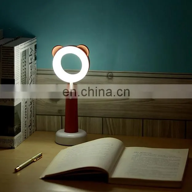 New USB rechargeable led lamp,cute cartoon Led night pet lamp,small desk lamp led for children