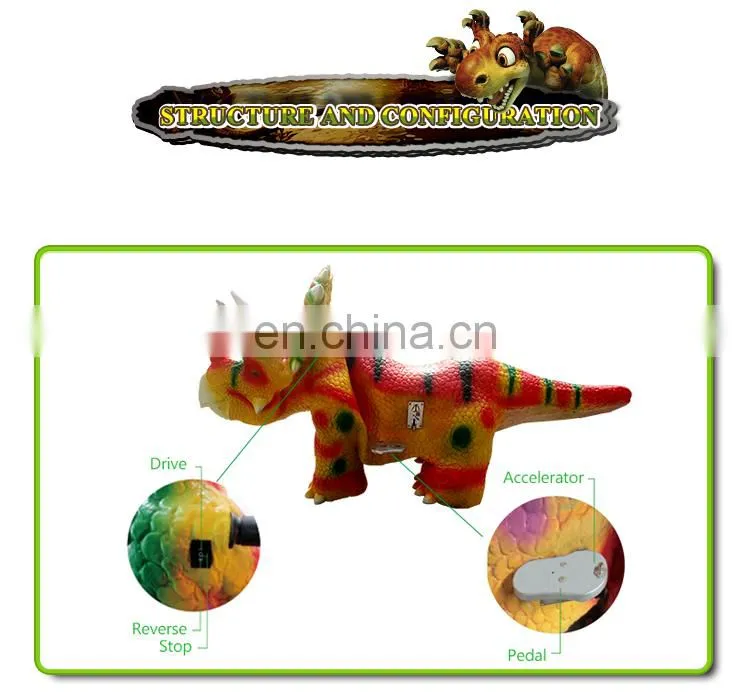 KAWAH Hot China Supplier Electric Toy Car Kids Dinosaur Bikes