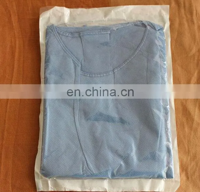 Ultrasonic surgical gown,blue surgical gowns