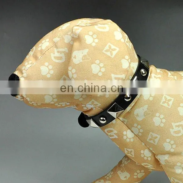 Genuine leather country western dog collar