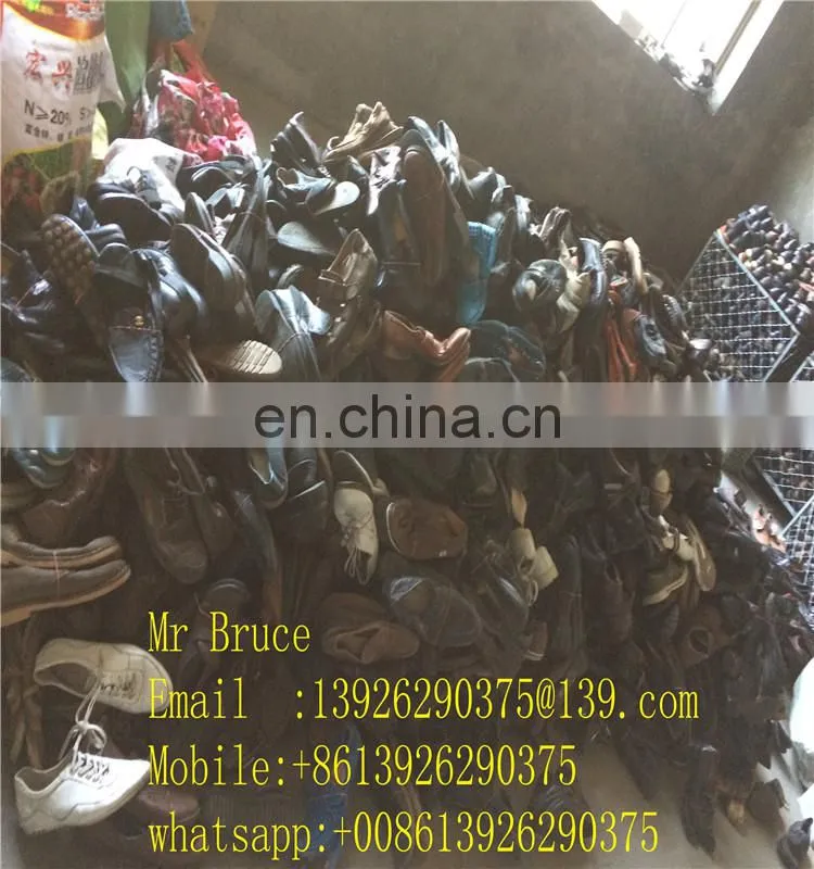 Cheap wholesale used shoes in china/second hand clothes in bales for uganda