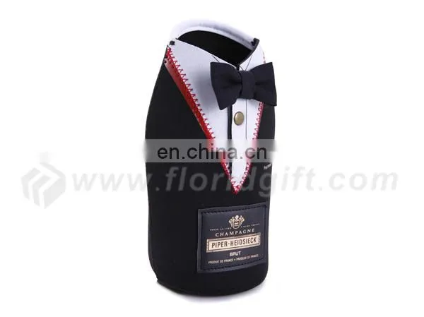 Portable single Insulation neoprene beer bottle sleeve China Factory