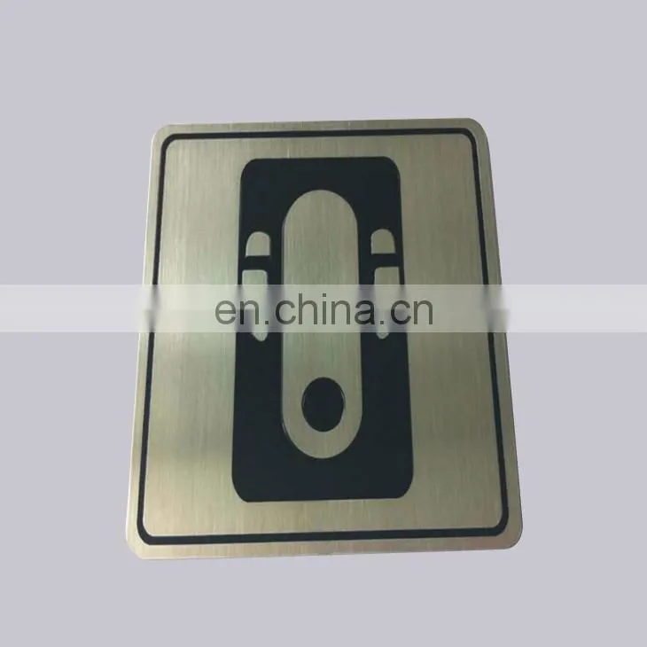 Stainless Steel High Quality Toilet Nameplate Door Name Plates