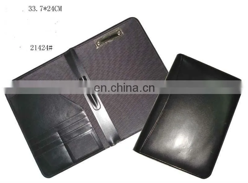 Guangzhou Factory Fashion Handmade Wholesale Leather File Holder