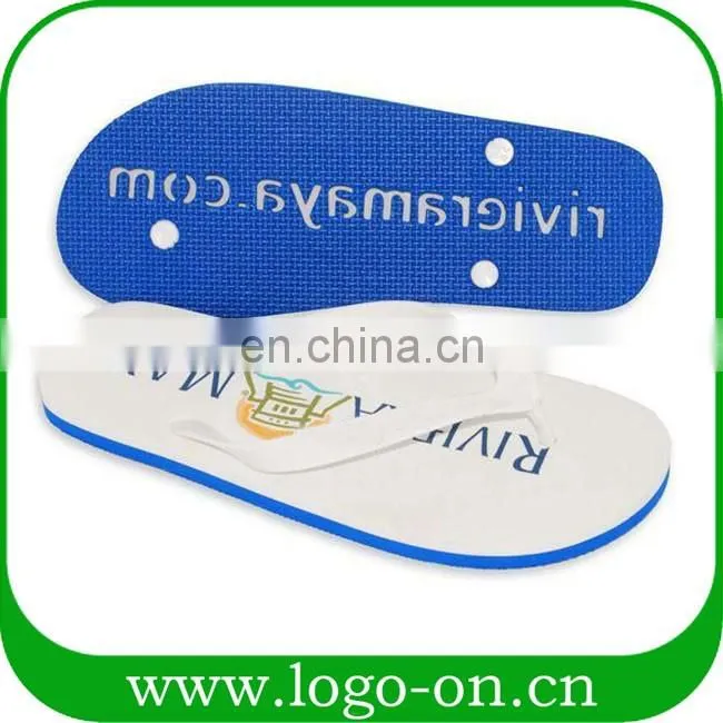 promotional debossed flip flop